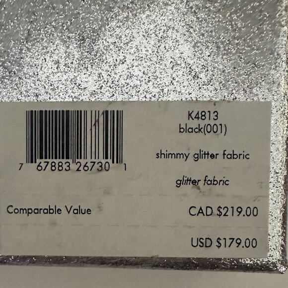 Kate Spade Passport Holder & Luggage Tag Black Glitter - Picture 7 of 8